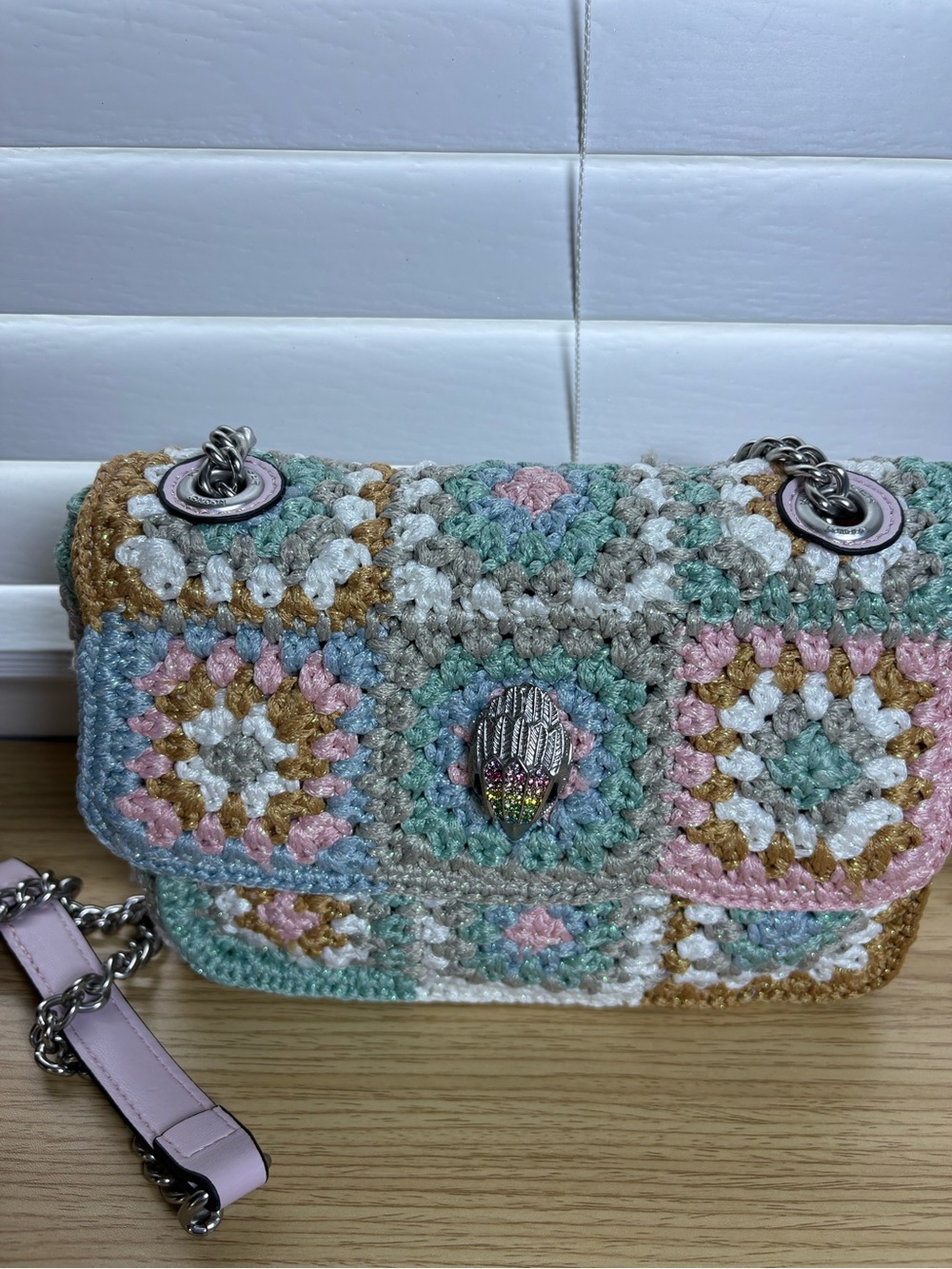Kurt Geiger Crochet Kensington Medium Bag
